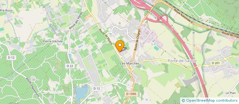 localisation de l'entreprise MONSIEUR OUALID HALMAOUI  PORTE-DE-SAVOIE