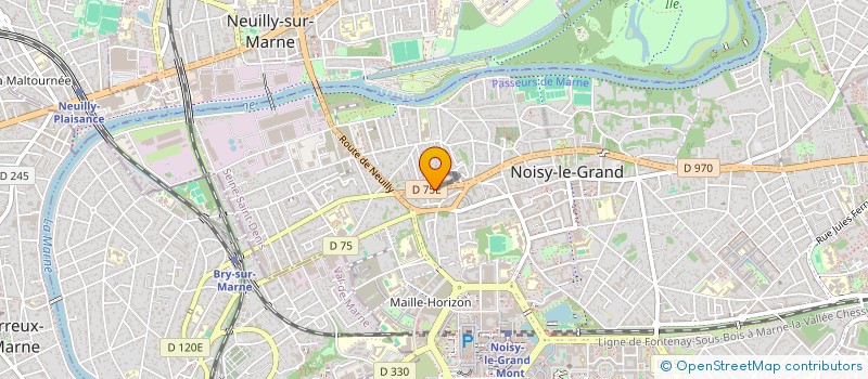localisation de l'entreprise MONSIEUR OUALID HAMADACHE  NOISY-LE-GRAND