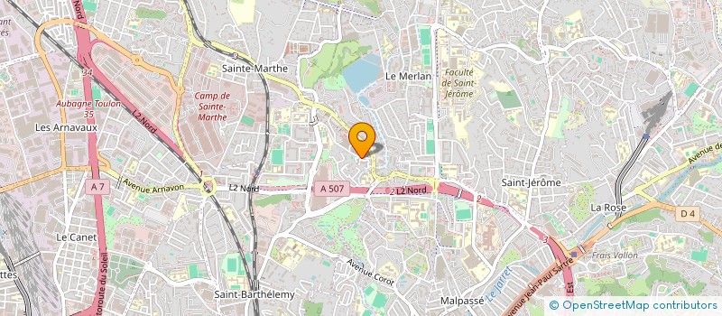 localisation de l'entreprise MONSIEUR OUALID HAOUARI  MARSEILLE