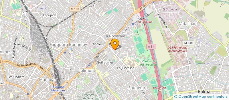 localisation de l'entreprise MONSIEUR OUALID HOUMA à TOULOUSE