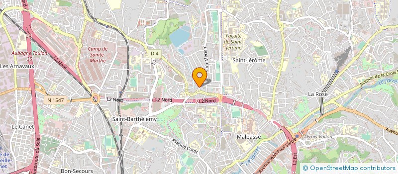 localisation de l'entreprise MONSIEUR OUALID IKHOU  MARSEILLE