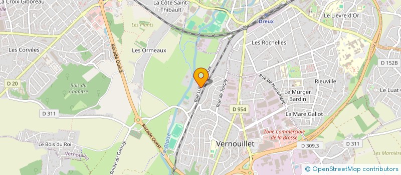 localisation de l'entreprise MONSIEUR OUALID JOUHRI à VERNOUILLET