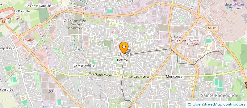 localisation de l'entreprise MONSIEUR OUALID KADA  TOURS