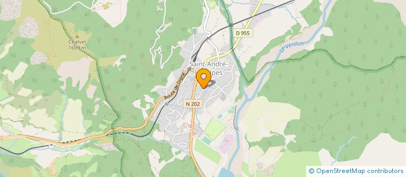 localisation de l'entreprise MONSIEUR OUALID KERBADOU à SAINT-ANDRE-LES-ALPES