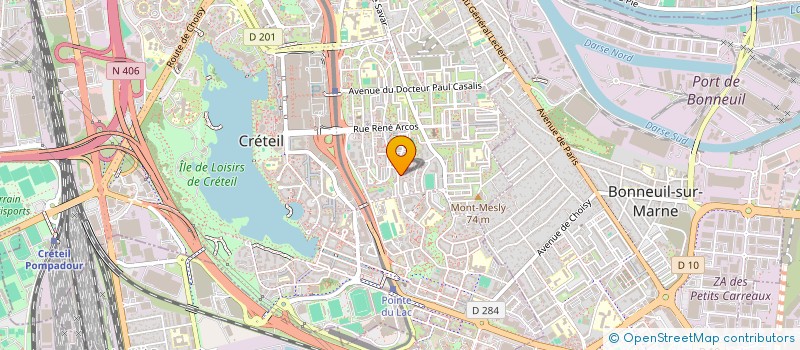 localisation de l'entreprise MONSIEUR OUALID KHANOUSSI  CRETEIL