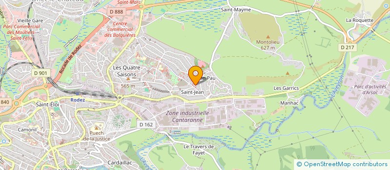 localisation de l'entreprise MONSIEUR OUALID M'DABHI  ONET-LE-CHATEAU