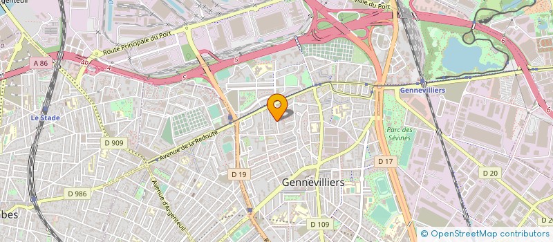 localisation de l'entreprise MONSIEUR OUALID MECHEGHEB à GENNEVILLIERS