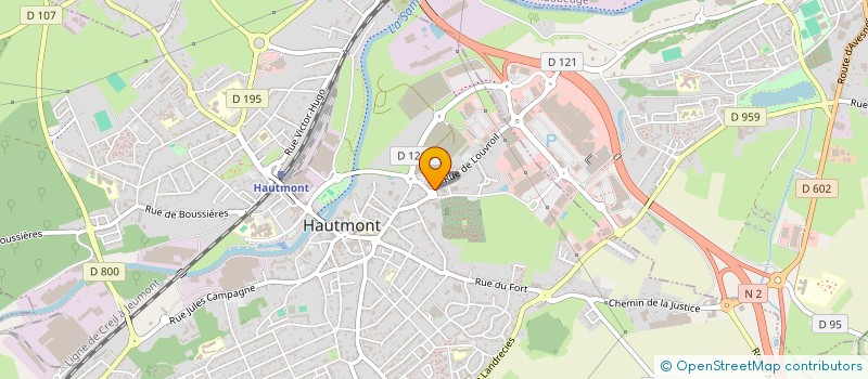 localisation de l'entreprise MONSIEUR OUALID MIMOUNE  HAUTMONT