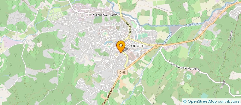 localisation de l'entreprise MONSIEUR OUALID MOHAMED à COGOLIN