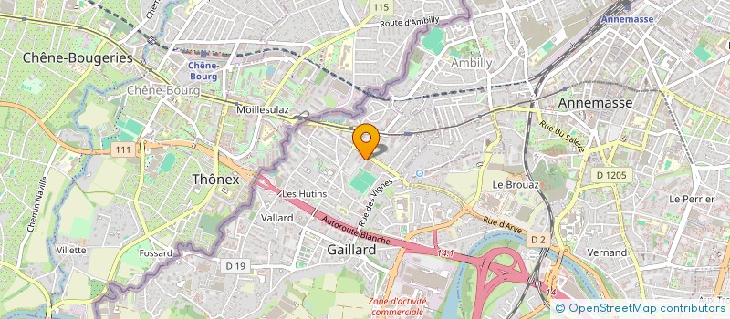 localisation de l'entreprise MONSIEUR OUALID SAIDI à GAILLARD