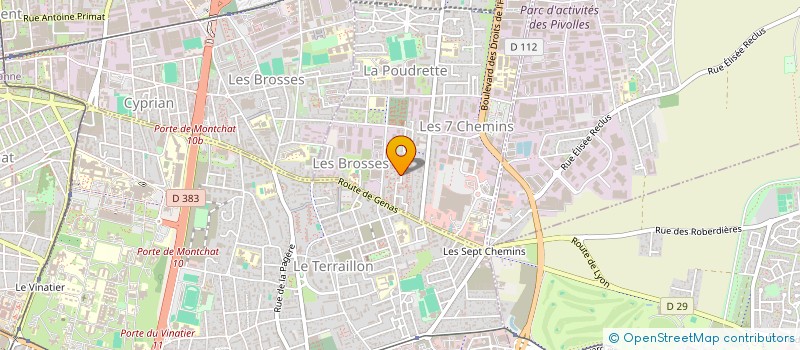 localisation de l'entreprise MONSIEUR OUALID SEDRATI  VAULX-EN-VELIN