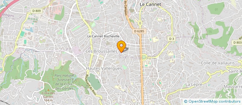 localisation de l'entreprise MONSIEUR OUALID TOUMI à LE CANNET