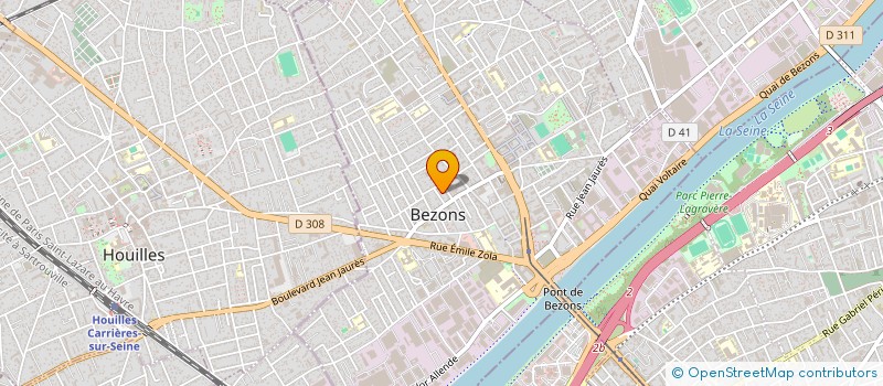 localisation de l'entreprise MONSIEUR OUALID YJJOU  BEZONS