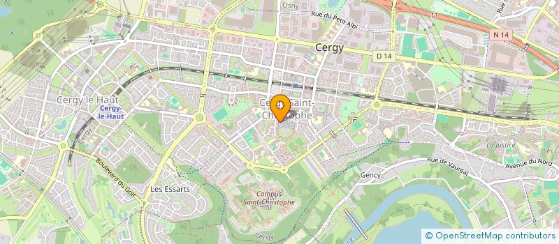 localisation de l'entreprise MONSIEUR OUALID ZEROUALI  CERGY