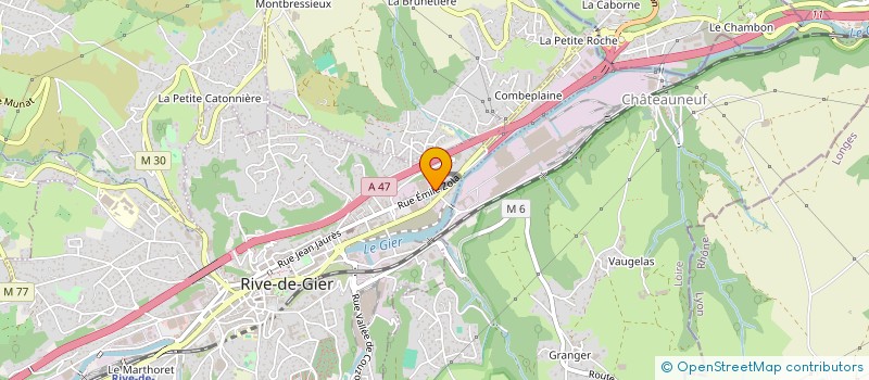 localisation de l'entreprise MONSIEUR OUALIDE OTHMANI  RIVE-DE-GIER