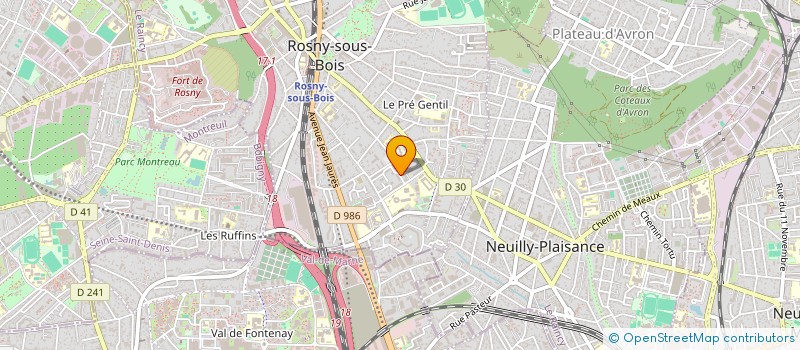 localisation de l'entreprise MONSIEUR OUAMAR KACIMI à ROSNY-SOUS-BOIS