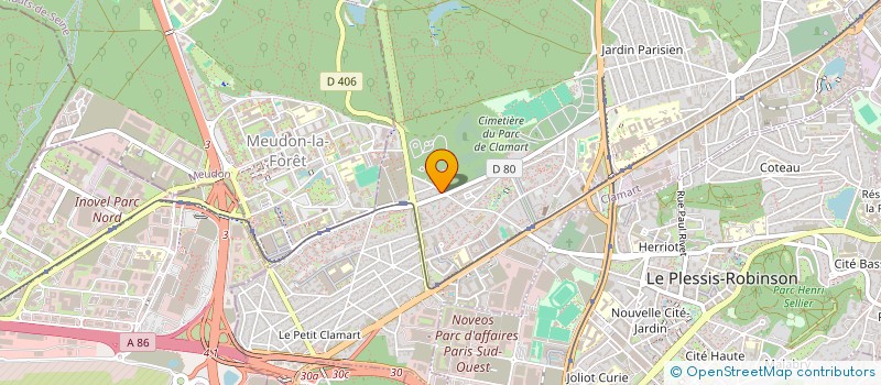 localisation de l'entreprise MONSIEUR OUAMAR OUAMAR  CLAMART