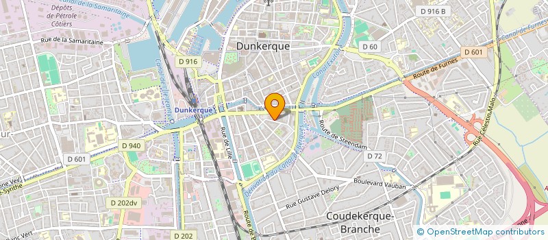 localisation de l'entreprise MONSIEUR OUAMARA SEGUEG à DUNKERQUE