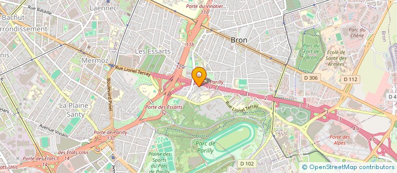 localisation de l'entreprise MONSIEUR OUARI CHAREF  BRON