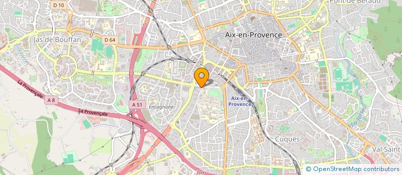 localisation de l'entreprise MONSIEUR OUARI KARIM HANFER à AIX-EN-PROVENCE