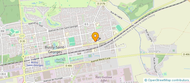 localisation de l'entreprise MONSIEUR OUASSIM BENDIAB à BUSSY-SAINT-GEORGES