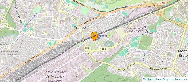 localisation de l'entreprise MONSIEUR OUASSIM BENNIA à TRAPPES