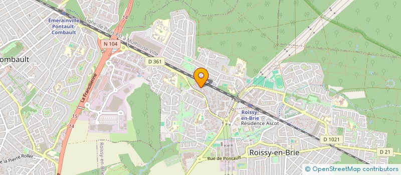 localisation de l'entreprise MONSIEUR OUASSIM HOUADEK  ROISSY-EN-BRIE