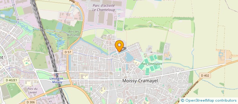 localisation de l'entreprise MONSIEUR OUASSIM OUARETS  MOISSY-CRAMAYEL