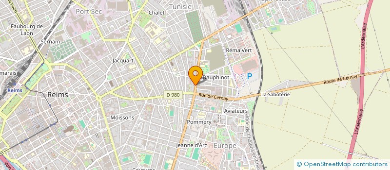 localisation de l'entreprise MONSIEUR OUASSIM ZINE EDDINE BOUKHOBZA  REIMS