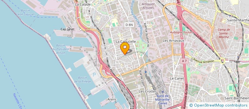localisation de l'entreprise MONSIEUR OUASSINI DAHMANI à MARSEILLE