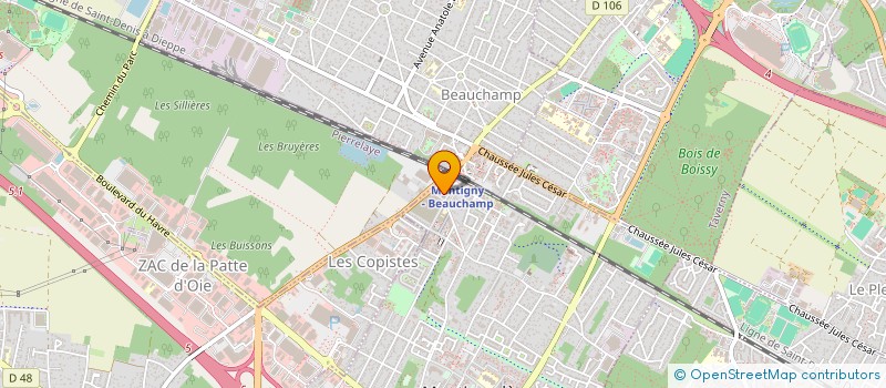 localisation de l'entreprise MONSIEUR OUASSINI RAMDANI  MONTIGNY-LES-CORMEILLES