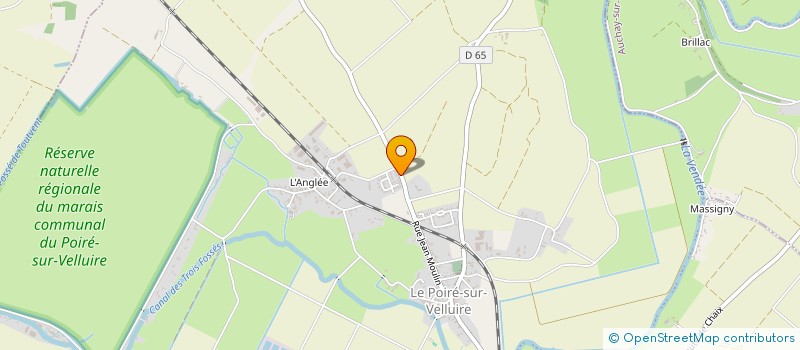 localisation de l'entreprise MONSIEUR OUATTARA KOSSONOU  LES VELLUIRE-SUR-VENDEE