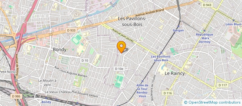 localisation de l'entreprise MONSIEUR OUAYS AYED à LES PAVILLONS-SOUS-BOIS