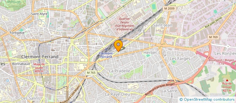 localisation de l'entreprise MONSIEUR OUBAID ERRAIES  CLERMONT-FERRAND