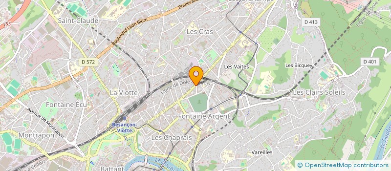 localisation de l'entreprise MONSIEUR OUBEID ALOUI à BESANCON