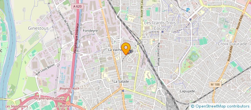 localisation de l'entreprise MONSIEUR OUBEYD CHAFAI à TOULOUSE