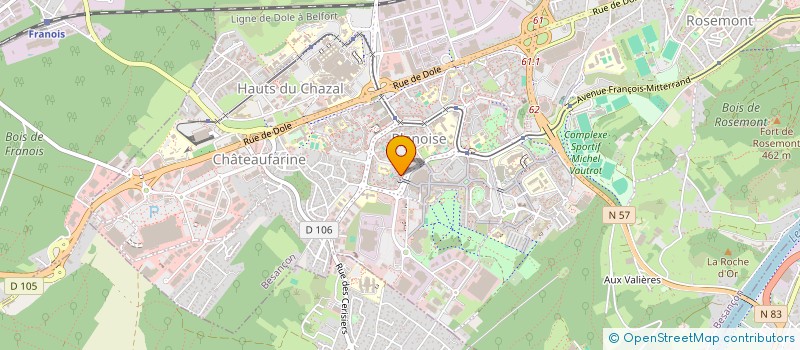 localisation de l'entreprise MONSIEUR OUCHENE RIADH  BESANCON