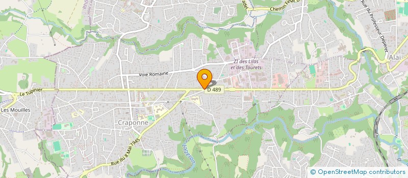 localisation de l'entreprise MONSIEUR OUDAM VEASNA PROUM  CRAPONNE