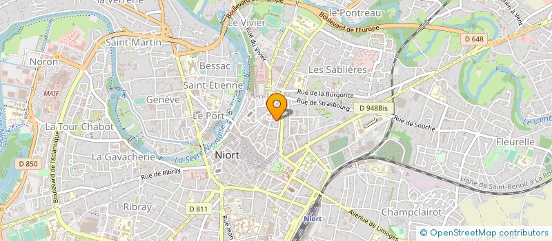 localisation de l'entreprise MONSIEUR OUDAY AL MASRI à NIORT