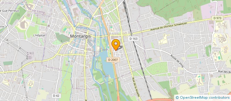localisation de l'entreprise MONSIEUR OUDAYATTE RAMATCHANDIRIN  MONTARGIS