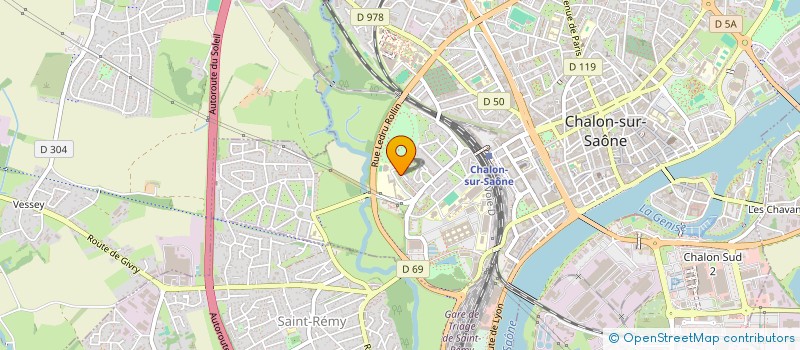 localisation de l'entreprise MONSIEUR OUEDRAOGO OUSMANE  CHALON-SUR-SAONE