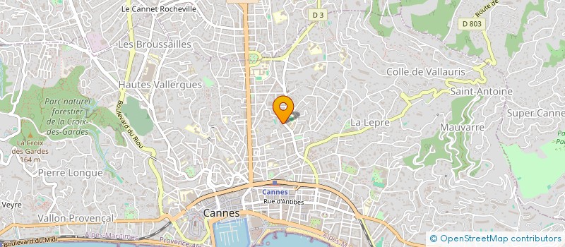 localisation de l'entreprise MONSIEUR OUEJDI KHELIL à CANNES