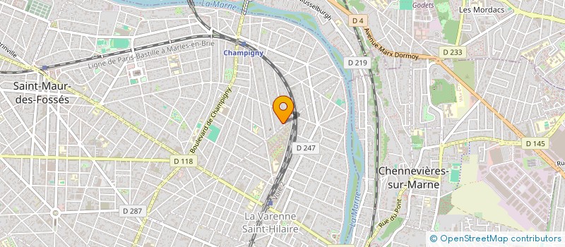 localisation de l'entreprise MONSIEUR OUERFELLI ET MADAME PECHARROMAN  SAINT-MAUR-DES-FOSSES