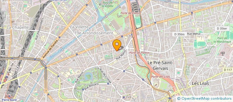 localisation de l'entreprise MONSIEUR OUERGHANI MIMOUN à PARIS