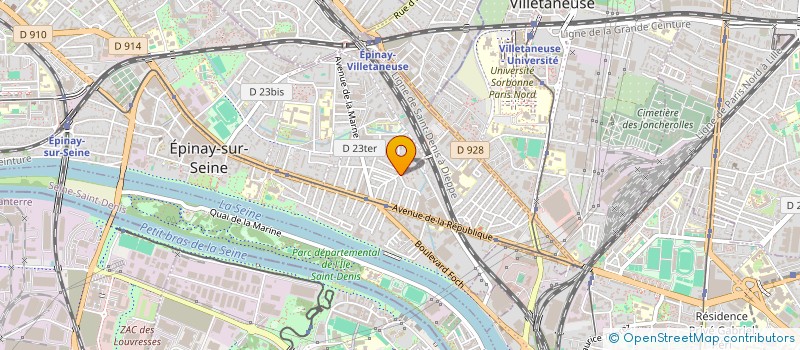 localisation de l'entreprise MONSIEUR OUIDIR CHABANE à EPINAY-SUR-SEINE