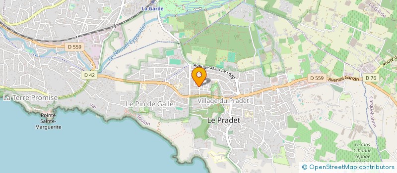 localisation de l'entreprise MONSIEUR OUISEM GHAMMOURI à LE PRADET