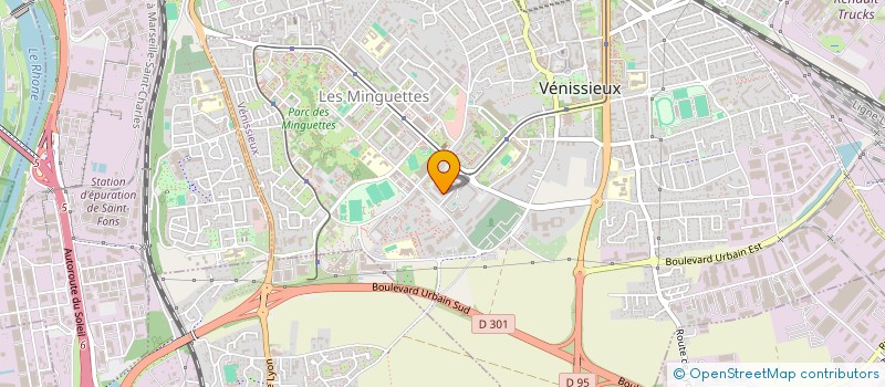 localisation de l'entreprise MONSIEUR OUISSAM BOUGHERARA  VENISSIEUX