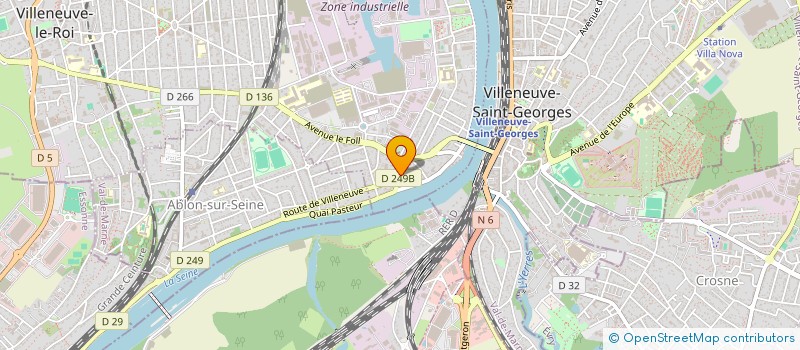 localisation de l'entreprise MONSIEUR OUISSAM JBILOU à VILLENEUVE-LE-ROI