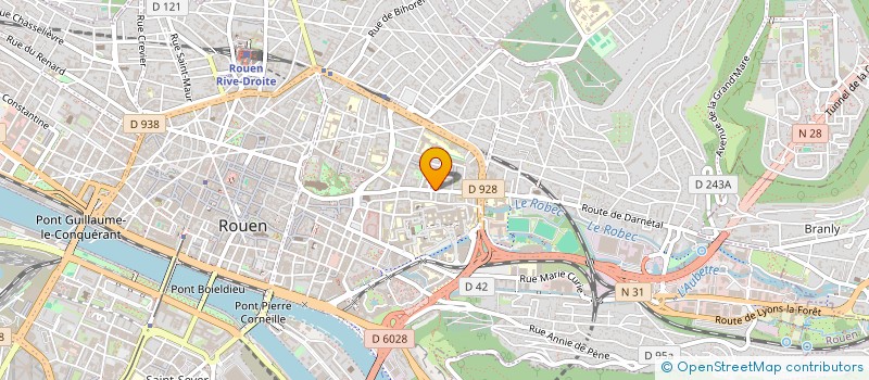 localisation de l'entreprise MONSIEUR OUISSEM ABICHOU à ROUEN