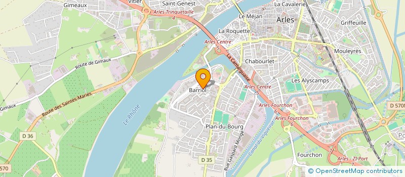 localisation de l'entreprise MONSIEUR OUISSEM JERBI  ARLES